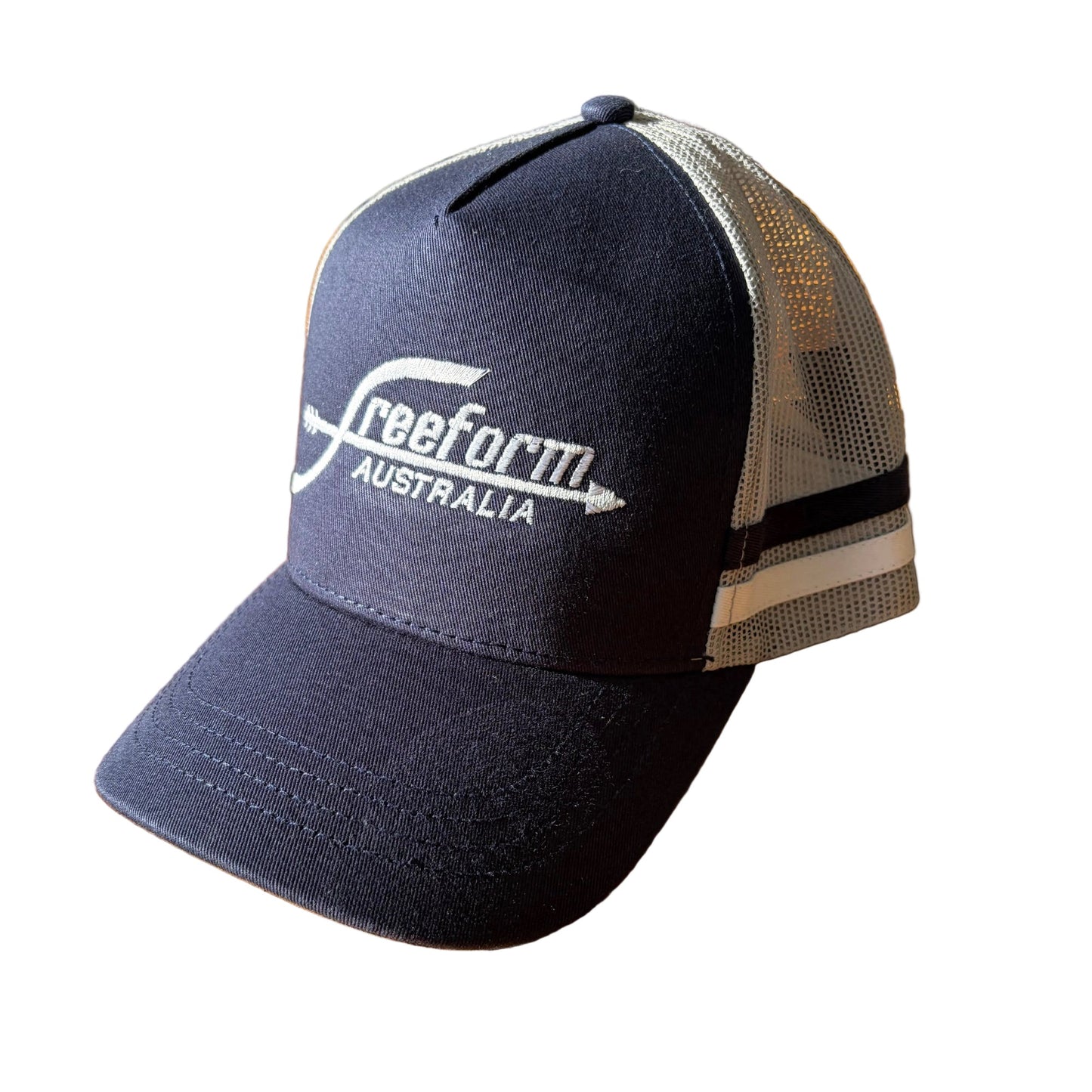 Freeform Australia Embroidered Trucker Cap Navy/White - Freeform Saddles