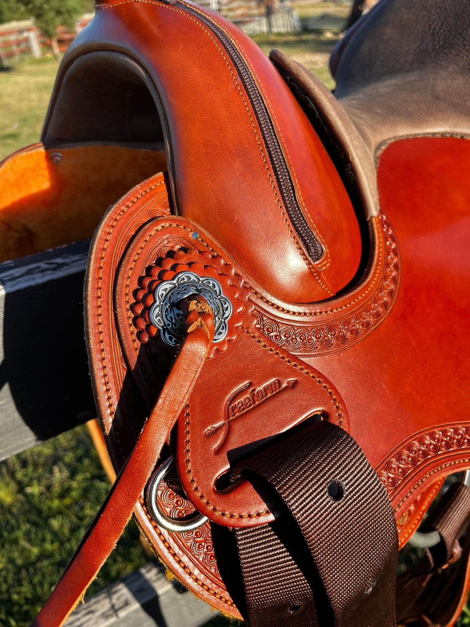 Extra Wide Freeform Western Treeless Saddle - Freeform Saddles