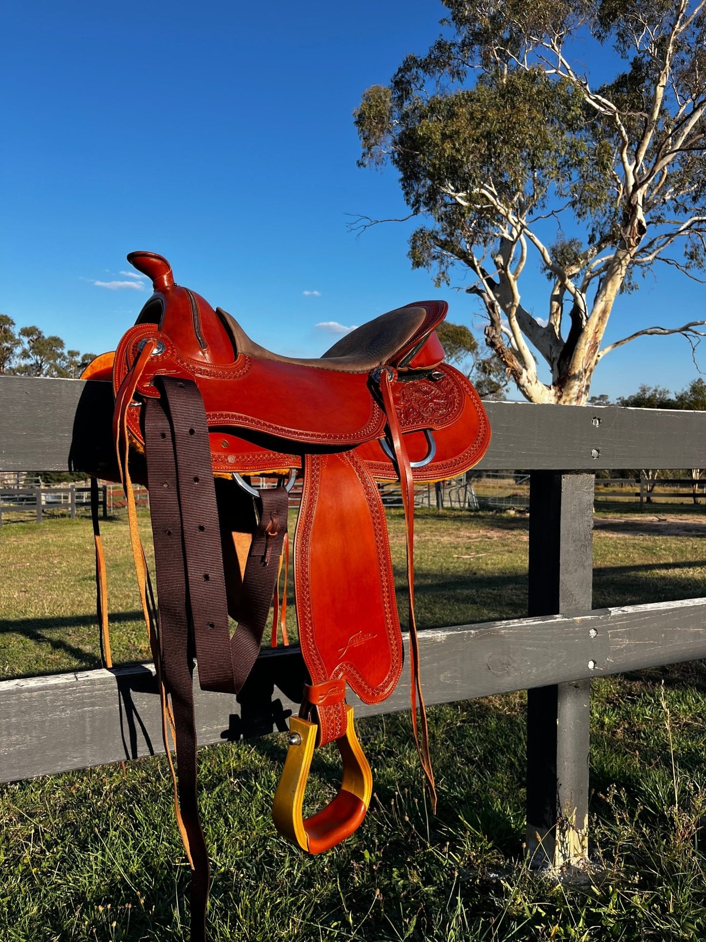 Extra Wide Freeform Western Treeless Saddle - Freeform Saddles