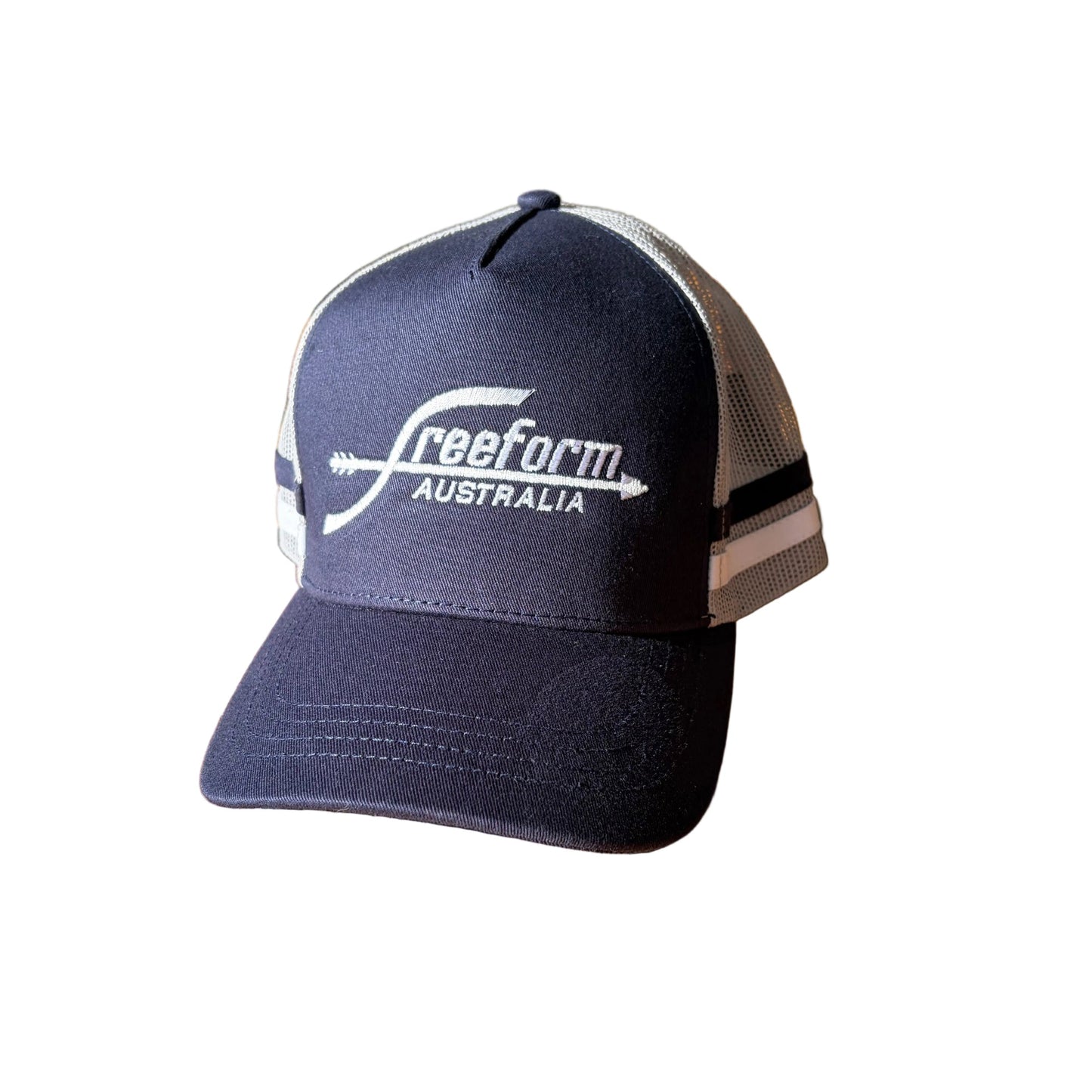 Freeform Australia Embroidered Trucker Cap Navy/White - Freeform Saddles