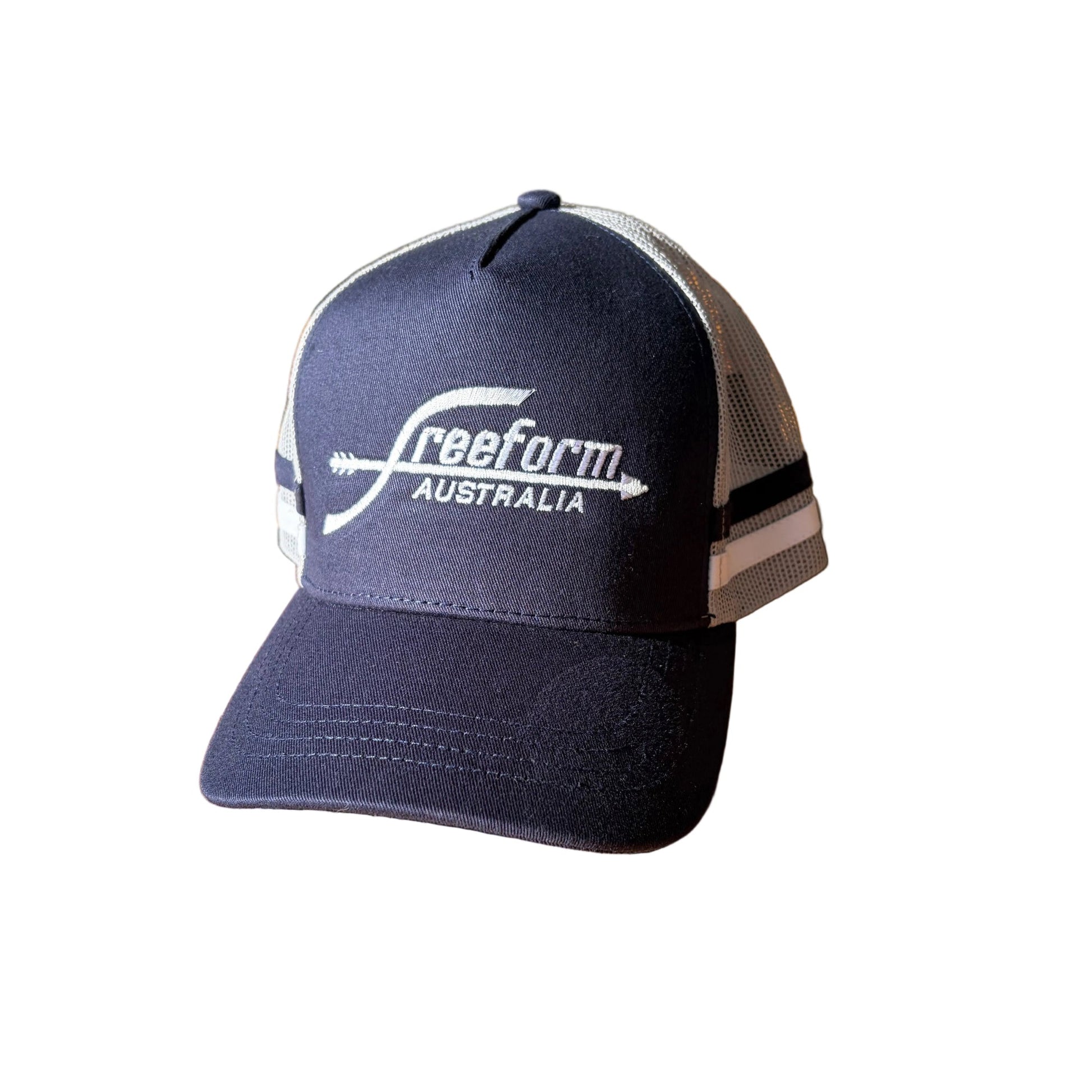 Freeform Australia Embroidered Trucker Cap Navy/White - Freeform Saddles